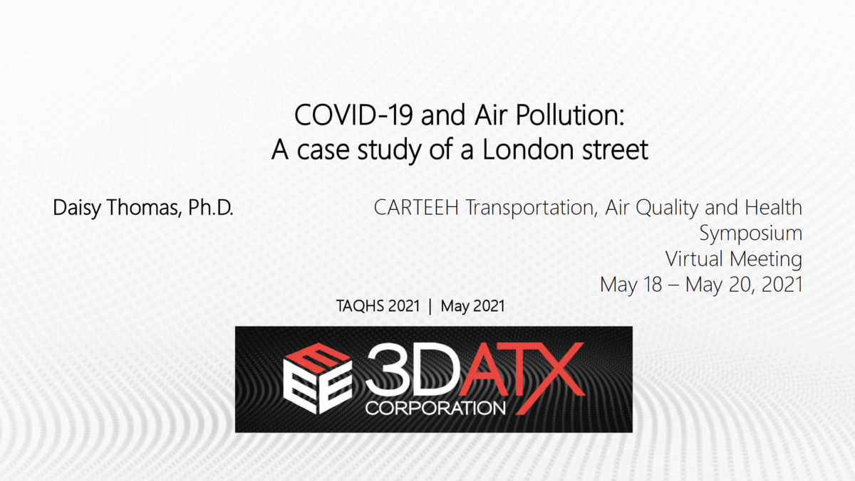 2021 CARTEEH Transportation, Air Quality and Health Symposium Presentation Cover Page