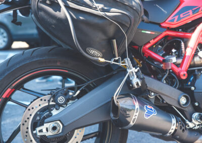 parSYNC® sample probe on motorcycle