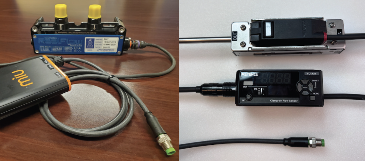 Fuel Flow Meter adapter: Horiba + Keyence